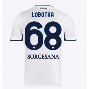 Billiga SSC Napoli Stanislav Lobotka #68 Bortatröja 2024-25 Kortärmad